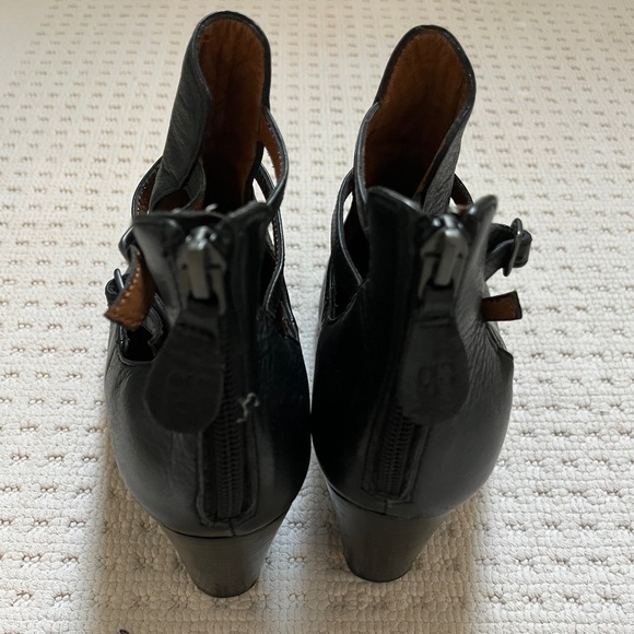 Gentle Souls Black Boxford Ankle Boots 7 - Picture 6 of 7